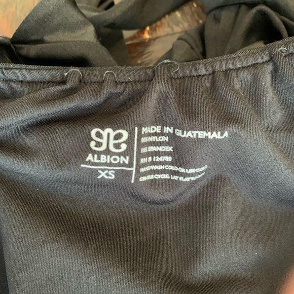 Albion Black Shell Shock One Piece Swim XS - Picture 6 of 6